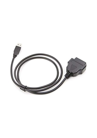 Geeksen 16pin Obd2 - Usb Bağlantı Kablosu, Şarj Adaptörü, Kablo Konnektörü, Bilgisayar Adaptör Kablosu, Araç Kamerası Uzatma Kablosu