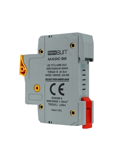 Mexxsun Dc Sigorta + Sigorta Yuvası 20a 1000v - 12 Adet