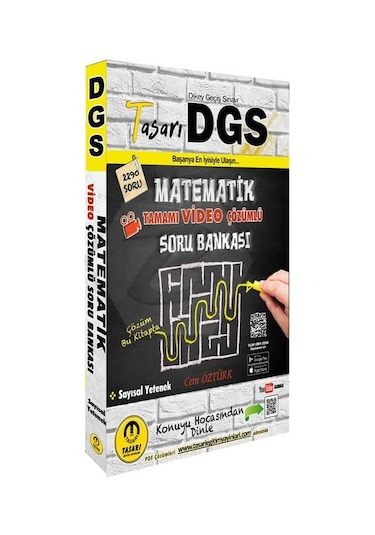 DGS Matematik Video Çözümlü Soru Bankası - Cem Öztürk - Tasarı Akademi
