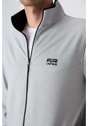 Tommy Life Hugo Gri Melanj - Siyah Jogger Erkek Eşofman Takım - 85198 Gri - Siyah