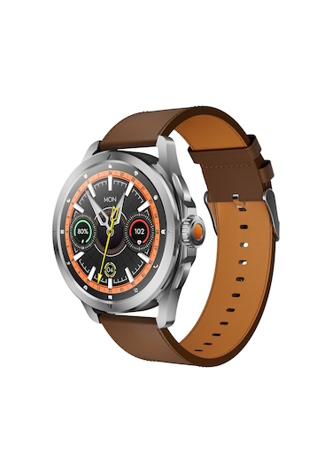 Kalobee Sk44 Business Amoled Ekran 3 Kordonlu Akıllı Saat İphone & Android Uyumlu,48 Mm Gümüş