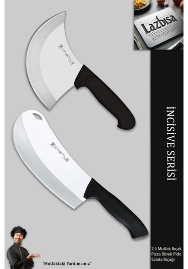 İncisive Serisi Mutfak Bıçak Seti Pizza Börek Pide Bıçağı Mft-567