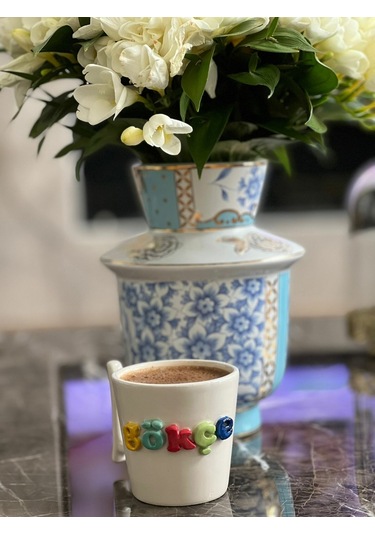 200ml Kişiye Özel İsimli Kupa Altlığı İle