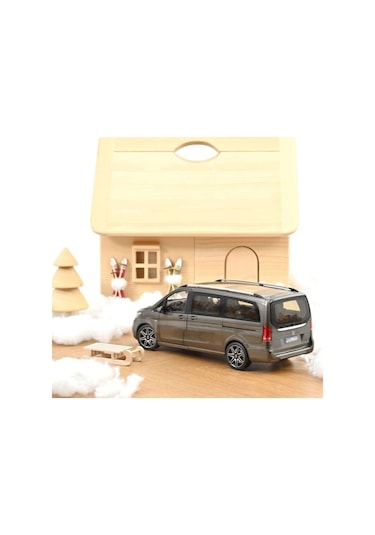Norev 183873 1/18 Mercedes-benz V-class Amg-line 2018 Indiyum Grey