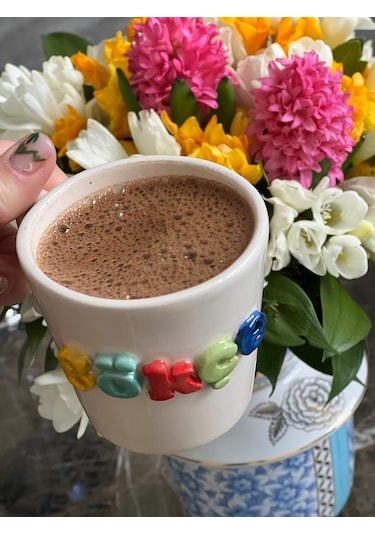 200ml Kişiye Özel İsimli Kupa Altlığı İle