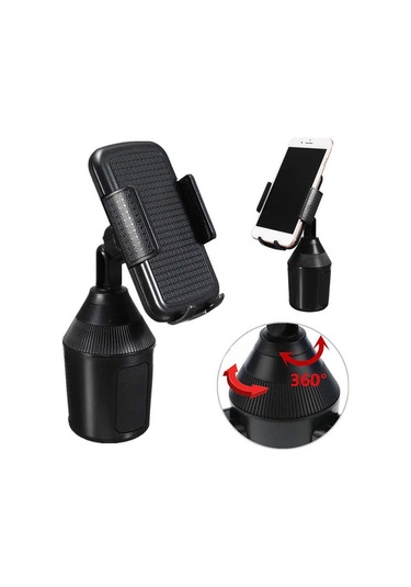 Araba Araç İçi Telefon Tutucu Bardaklık Girişi İçin Uyumlu Güvenli Sürüş, Otomatik Mekanizma Sistemi