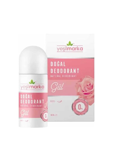 Yeşilmarka Gül Kokulu Doğal Unisex Roll-On Deodorant 50 ML