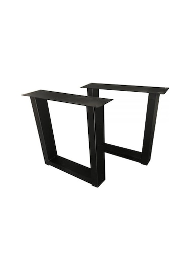 Metal Mobilya Ayak Bank Ayağı Kütük Sehpa Ayağı Düz 1058