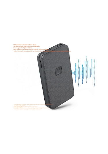 Kingline Mıknatıslı Powerbank Ses Kayıt Cihazı