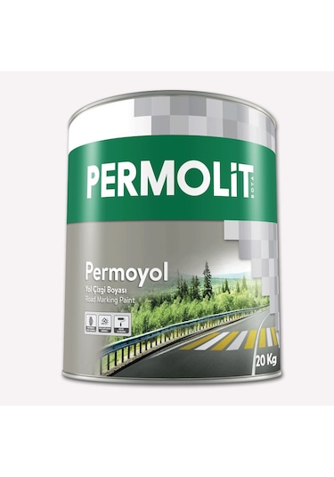 Permolit Permoyol Yol Çizgi Boyası- Sarı - Beyaz - Ücretsiz Kargo