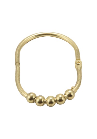 12 Paket Geniş Duş Perdesi Halkası Kanca Seti, Duş Çubukları İçin, Altın Diğer