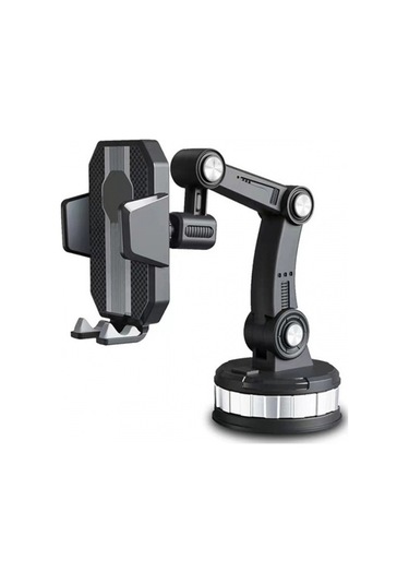 Ally X-0566 Büyük Vantuzlu Araç İçi Telefon Tutucu Siyah