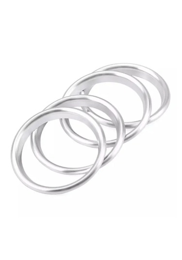 Audı Uyumlu A3 8v Havalandırma Halkası Gümüş