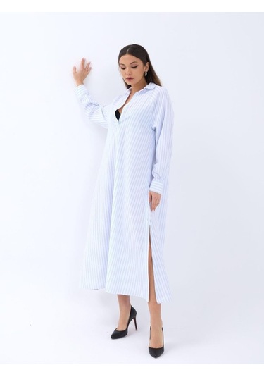 5857 Elbise-atlanta Çizgili Atlanta Çi Zgi Li