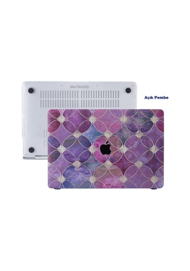 MacBook Air Kılıf HardCase Touch ID A1932 A2179 A2337 Flower04