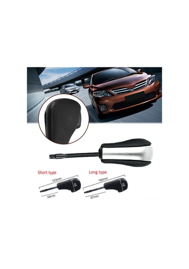 Geeksen Bmw Serisi E36/e39/e46/e60/e38/z3/z4/x5/x3 Otomatik Vites Topu Uzun Tip Gümüş Renkli Metal-plastik Konik Tabanlı Değiştirme Parçası Gümüş