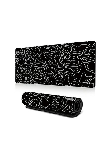 Cbtx 300 X 600 X 3mm Soyut Desenli Kauçuk Mouse Pad Kaymaz Büyük Mouse Mat - Stil R Stil R