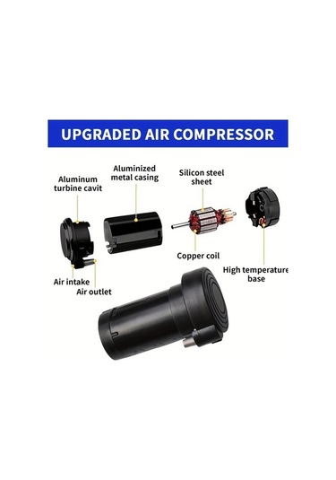 Pazly Siyah 12v 17 Inç Tek Trompet Hava Korna - Kamyon, Otomobil, Suv, Tekne, Tren, Motosiklet İçin