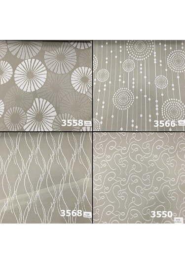 24 Desen Seçenekli Çift Mekanızmalı Tül Stor Perde