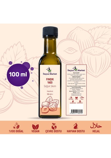 İlaçsız Market Fındık Yağı 100 ML