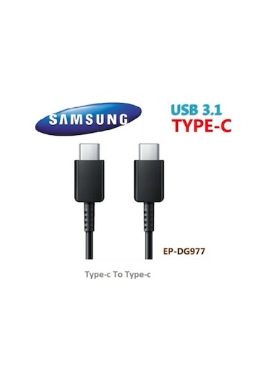 Note 10 / S10 Type-C To Type-C Şarj Ve Data Kablosu Ep-Dg