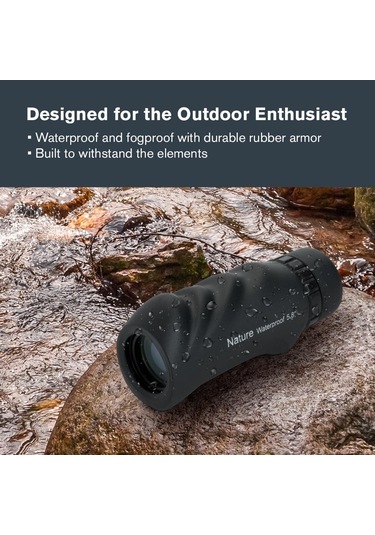 Celestron 71210 Nature 10 X 25 Monocular Dürbün Kutulu , Siyah Çok Renkli