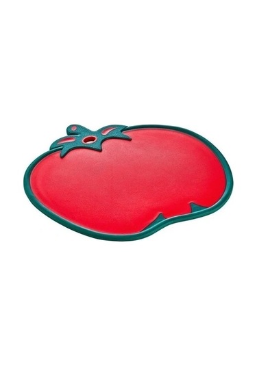 Domates Figürlü Kaydırmaz Kesme Tahtası Doğrama Panosu Renkli