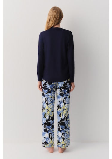 Suwen Grace Pijama Takımı Sh26229660846 Çiçek Desenli