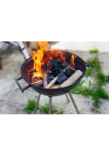 Madfox Cook Taşınabilir Kömür Barbekü Mangal Kırmızı Siyah