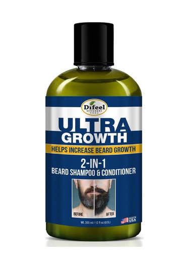 Difeel Ultra Growth 2 Si 1 Arada Sakal Şampuanı Ve Saç Kremi 355ml Tüm Saçlar