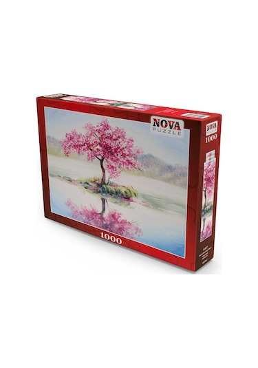 Nova 1000 Parça Pembe Kiraz Çiçeği. Sakura Puzzle - 41017