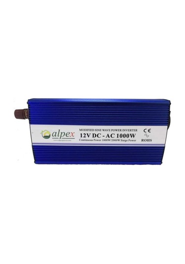 Alpex Jymu-1000 12V 1000W Modifiye Sinüs İnvertör