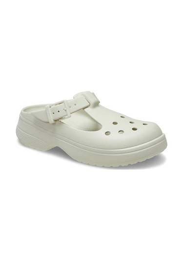 Crocs Classic Mary Jane Clog Kadın Terlik - Ekru