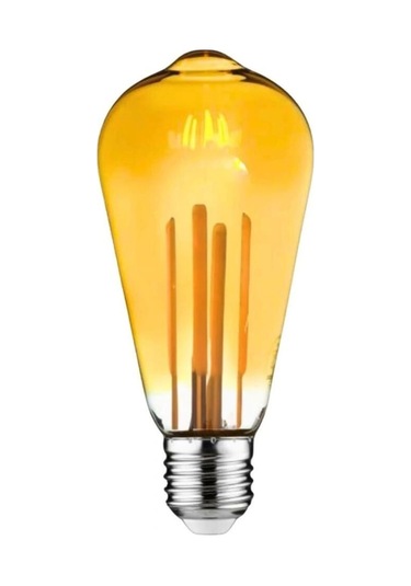 Armut Tasarım E27 Rustik Ampul Vintage Amber Kırılmaz Plastik Gövde