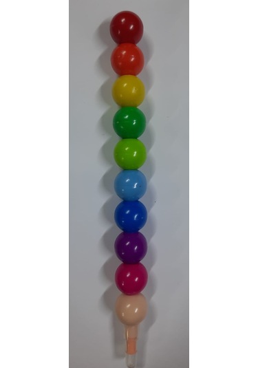 Yumurtlayan Mum Boya 10 Renk 1 Kalemde Çok Renkli