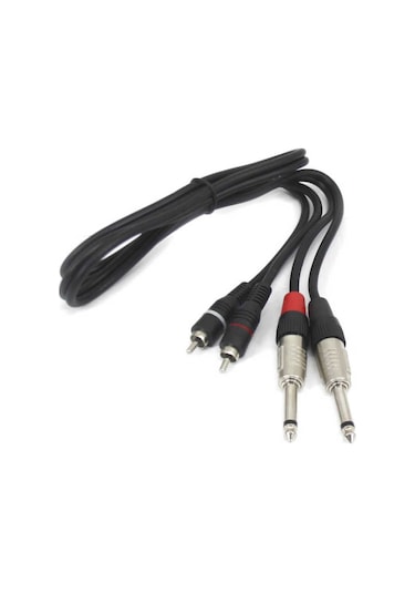Teknogreen Tks-901 2X6.3 Mono 2Xrca E-E Kablo 1M.