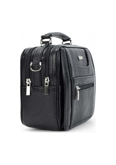 Tamer Tanca Erkek Hakiki Deri Siyah El Çantası 898 914 Erk Canta Sk23/24 Sıyah Fltr Siyah
