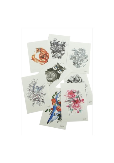 Karışık Tattoo Dövme Sticker