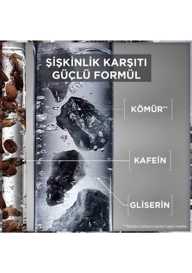 Garnier Göz Şişkinliklerine Karşı Kömür Ve Kafein Göz Maskesi X PKT.GARNIER.014