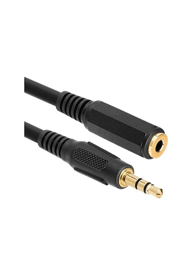 Kulaklık Uzatma Kablosu 3.5Mm Ses Dişi Erkek Altın Uç 5M Metre