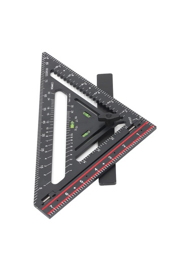 Maiyame Plastik Çift Taraflı Katlanabilir Halka Çizgi, Ahşap İşleri, Mobilya Ve Mimari Tasarımlar İçin Doğru Açı Ölçümü Ve Konumlandırma Çubuğuyla Profesyonel Araç Seti