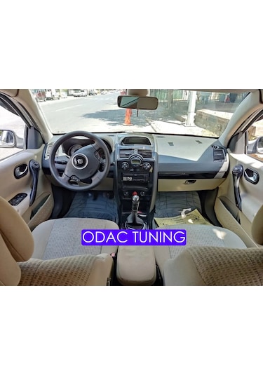Renault Megane 2 Süper Set Torpido, Konsol, Trim Kaplama Siyah