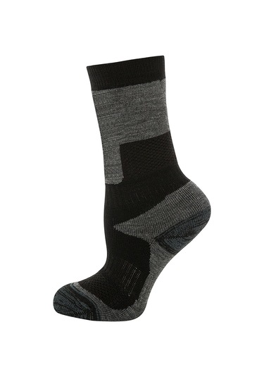 Thermoform Outdoor Çocuk Çorap Siyah Renkli