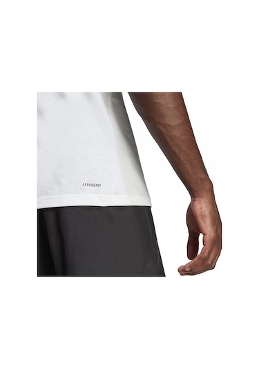 Adidas Train Essentials Feel Ready Logo Erkek Yuvarlak Yaka Tişört IM4373