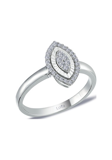 Lova Pırlanta Taşlı Markiz Susa Yüzük - 1070195