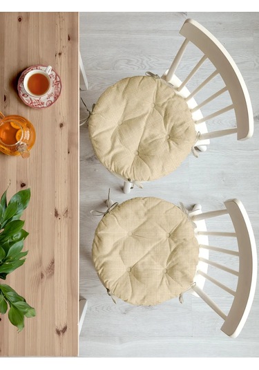 Mia Cara Sandalye Yastık Seti 40 Cm 2 Adet 391145652 Bej