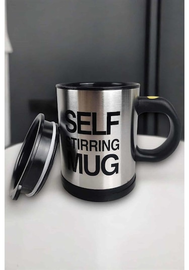 Hnrlıshp Yazılı Mug Kupa Karıştırıcı Özelliği Ve Paslanmaz Çelik
