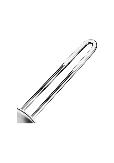 Nehir Silver Çelik 12 Cm Kapaksız Sosluk Tek Kulplu 18/10 Gri