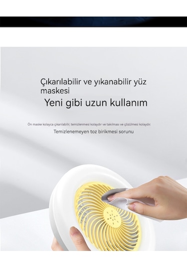 Üç Seviyeli Hava Ayarlı Led Aromaterapi Uzaktan Kumandalı Tavan F Diğer