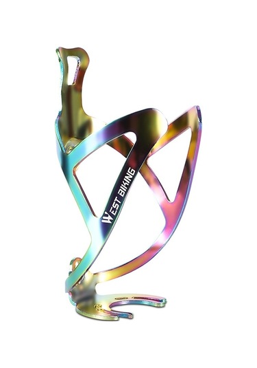 West Bıkıng Bisiklet Alüminyum İçecek Şişesi Tutucu, Renk: Renkli Çok Renkli